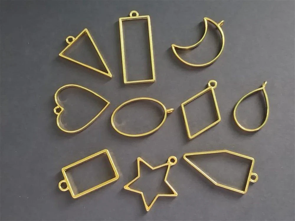 Open Bezel For DIY Pendant Base, Locket, Chain Earring